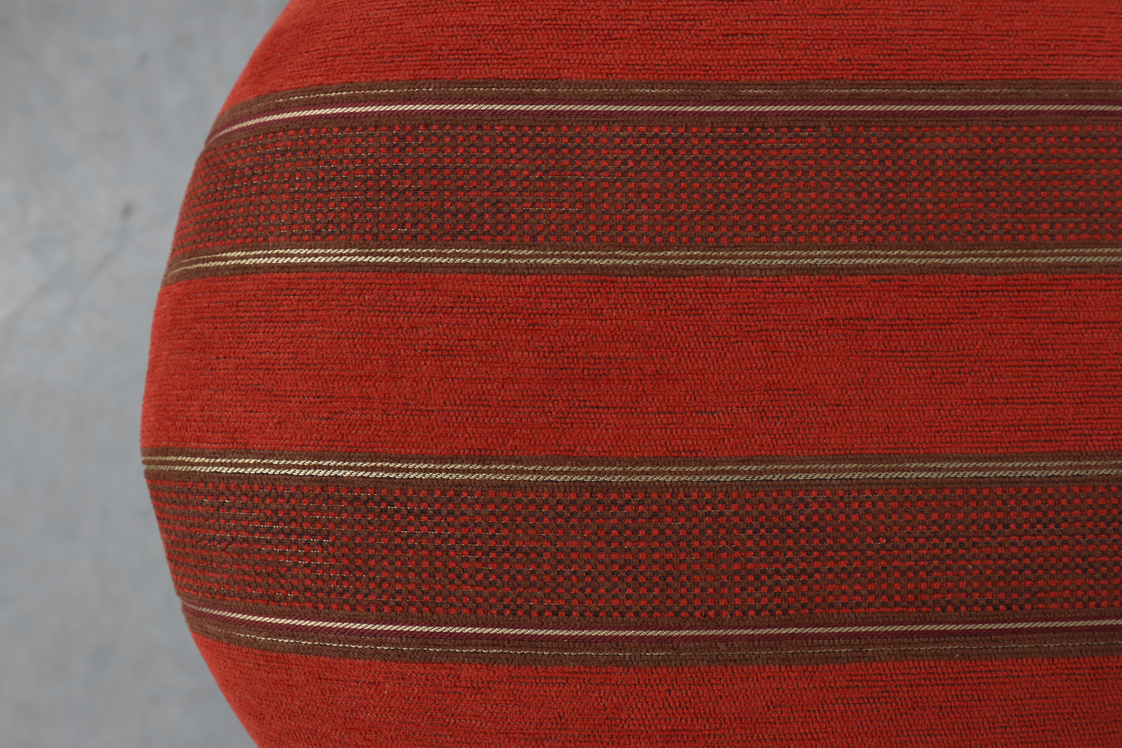 Neo Gothic oak stool with red velvet upholstery, France 1850thumbnail